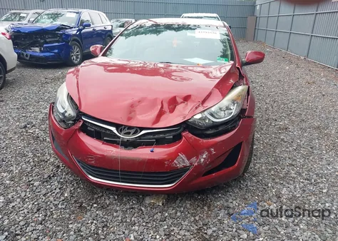 2016 Hyundai Elantra Se from USA, damaged, VIN 5NPDH4AE1GH726488